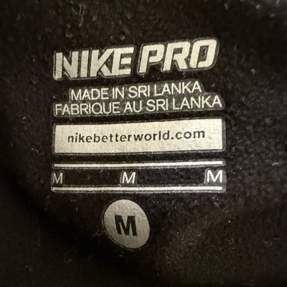 Nike Dry-Fit Black Half-Zip Performance Sweatshirt - Picture 7 of 8